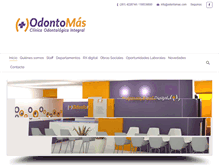 Tablet Screenshot of odontomas.com